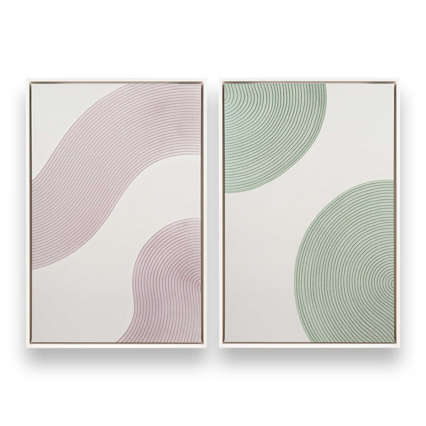 [Color:Opaque White], Picture of art in a White frame