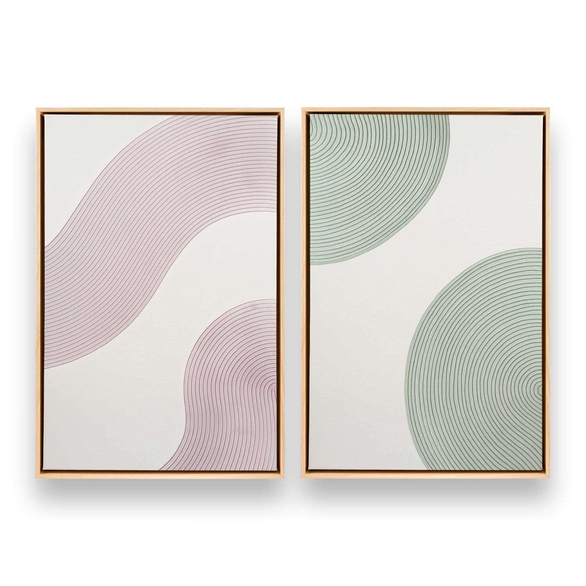 [Color:American Maple], Picture of art in a American Maple frame