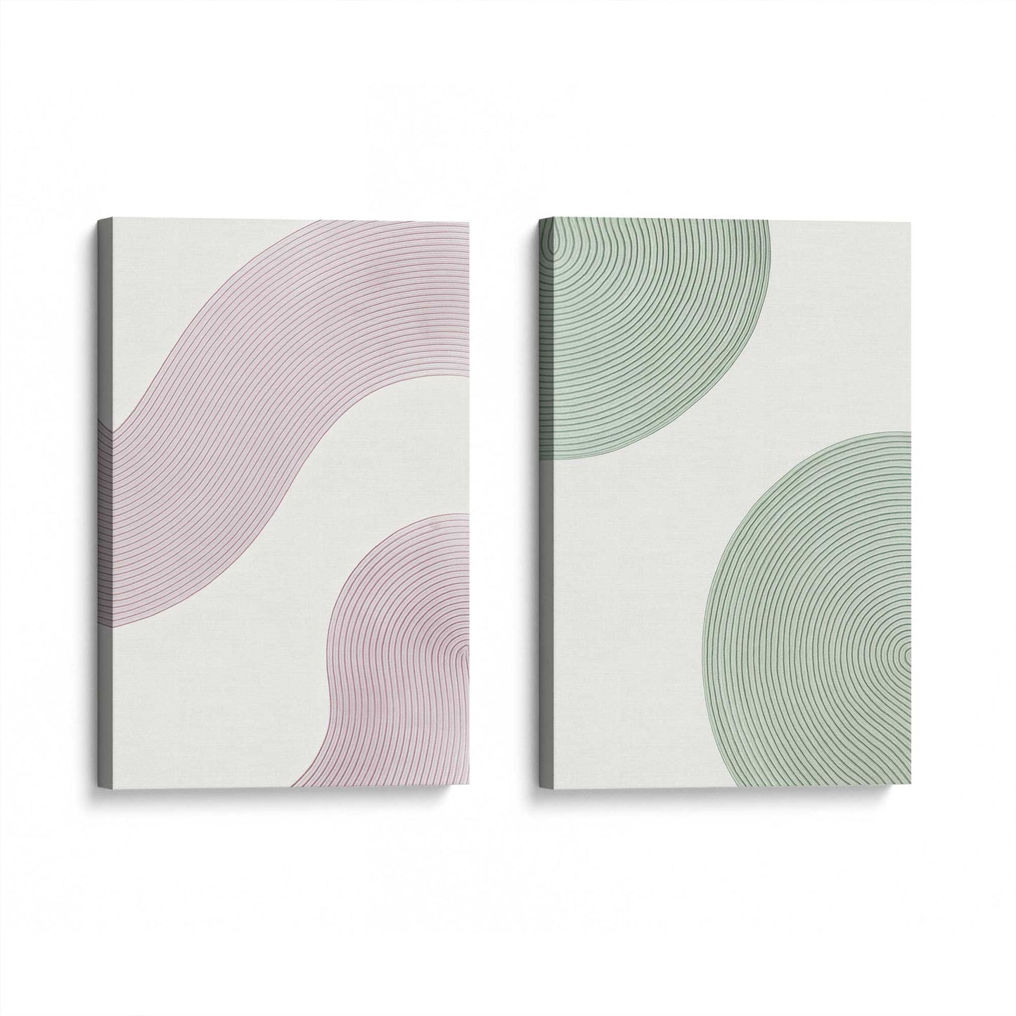 [Color:Stretched Canvas], Picture of art at an angle
