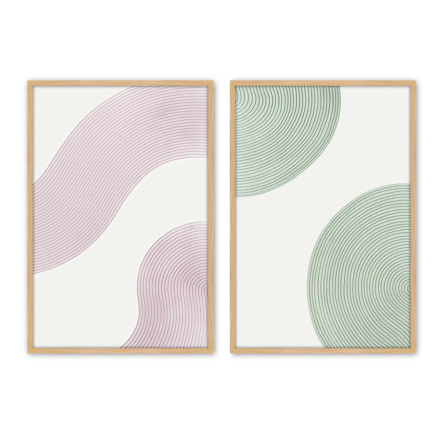 [Color:American Maple], Picture of art in a American Maple frame