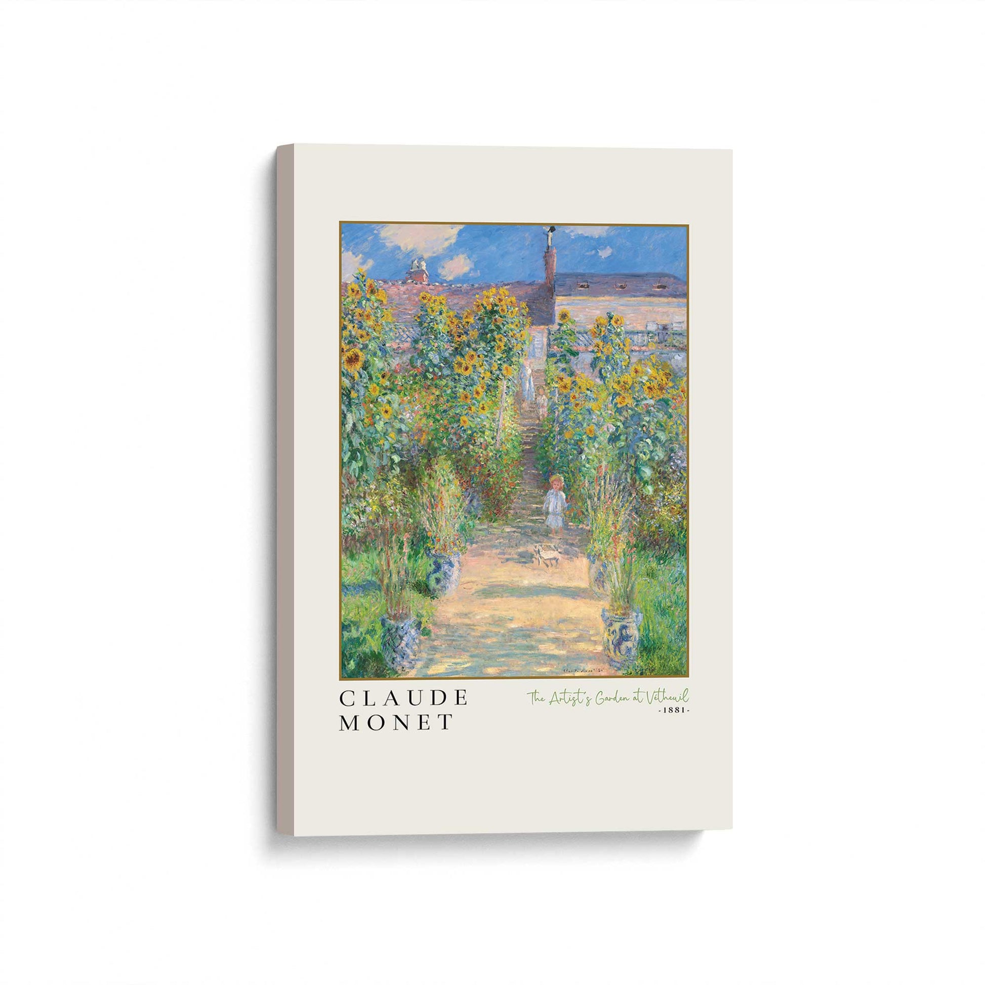 [Color:Stretched Canvas], Picture of art at an angle