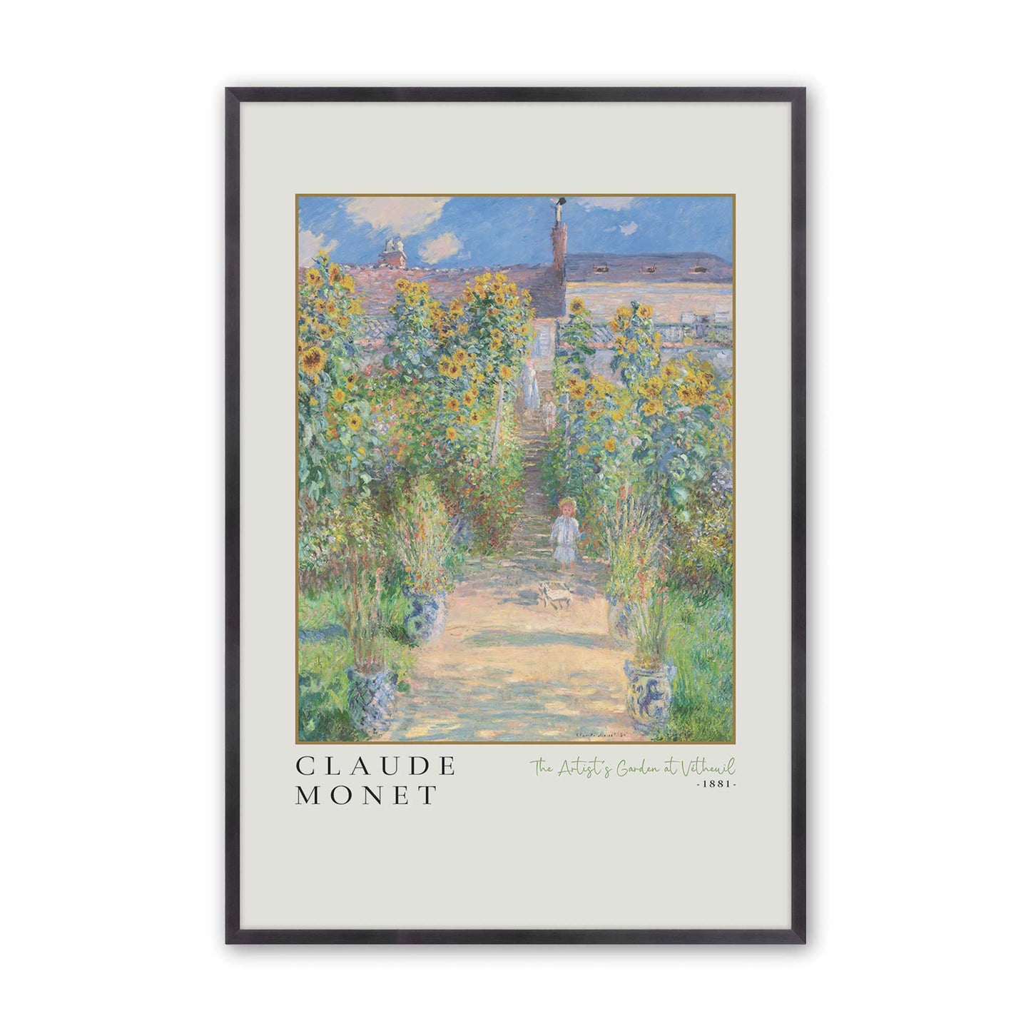 [Color:Weathered Zinc], Picture of art in a Weathered Zinc frame