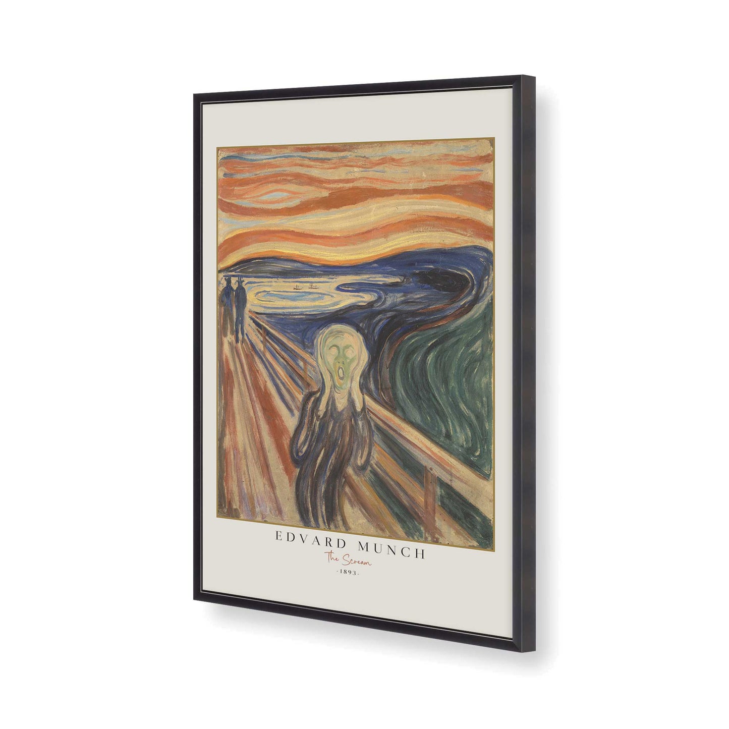 [Color:Weathered Zinc], Picture of art in a Weathered Zinc frame of the corner