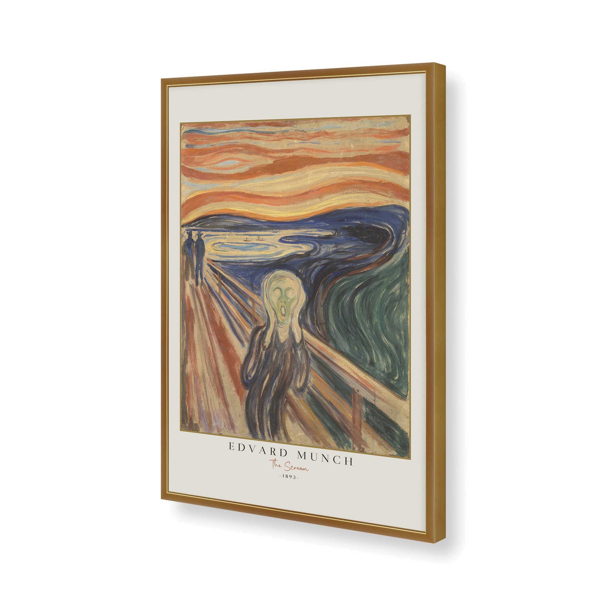 [Color:Polished Gold], Picture of art in a Polished Gold frame of the corner