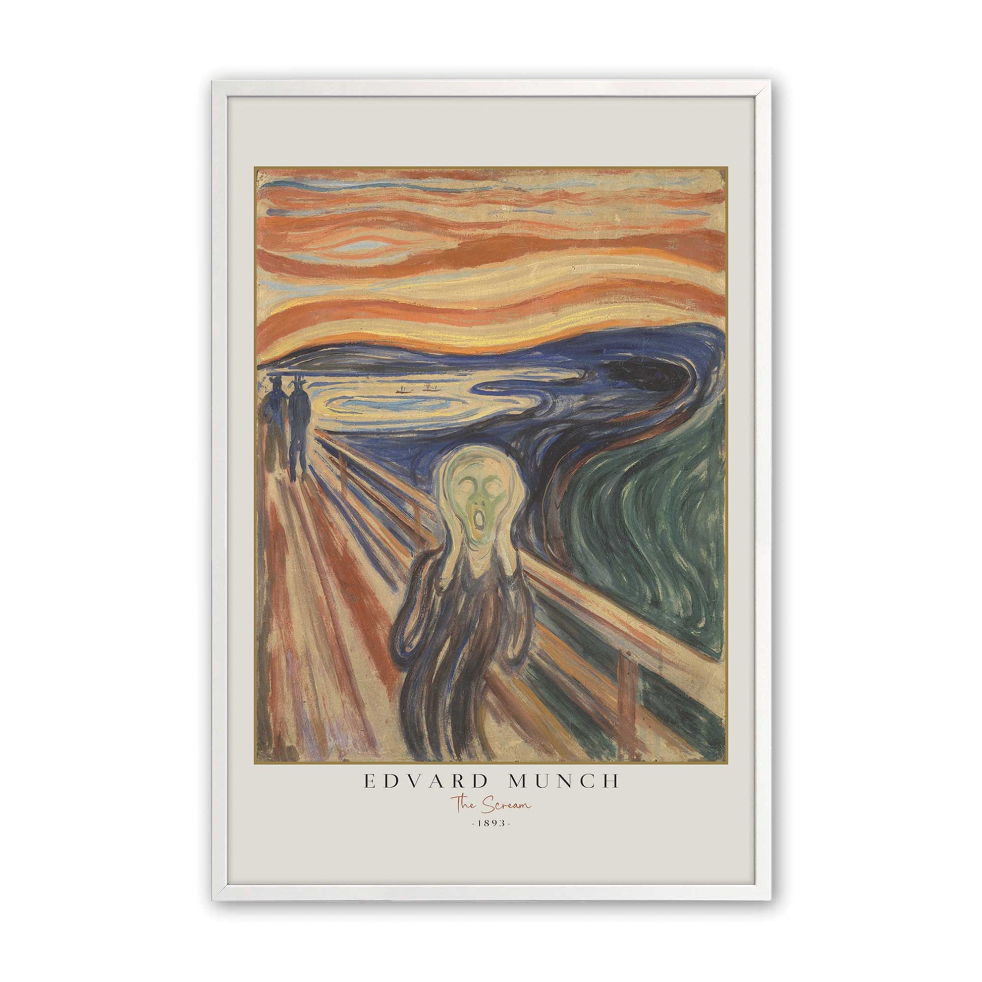 [Color:Opaque White], Picture of art in a Opaque White frame