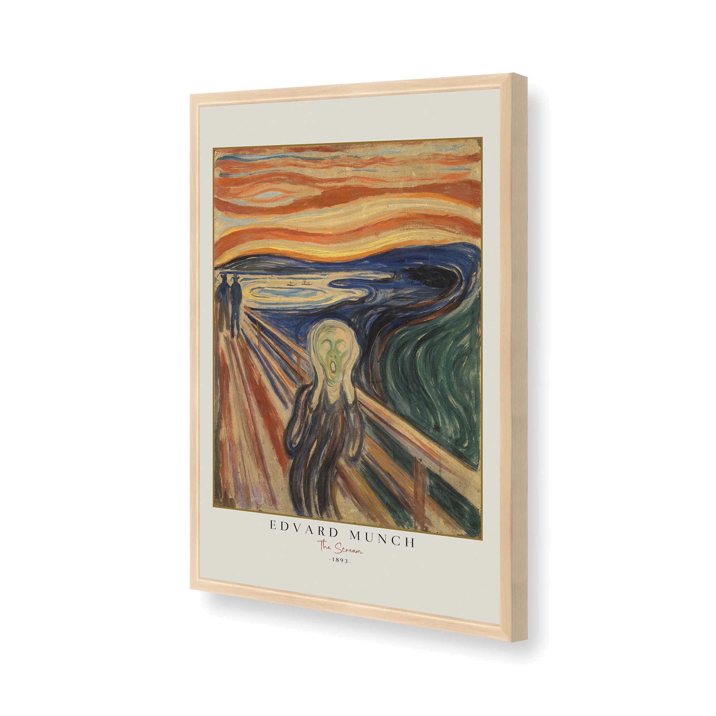 [Color:Raw Maple], Picture of art in a Raw Maple frame of the corner