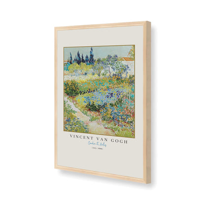[Color:Raw Maple], Picture of art in a Raw Maple frame of the corner