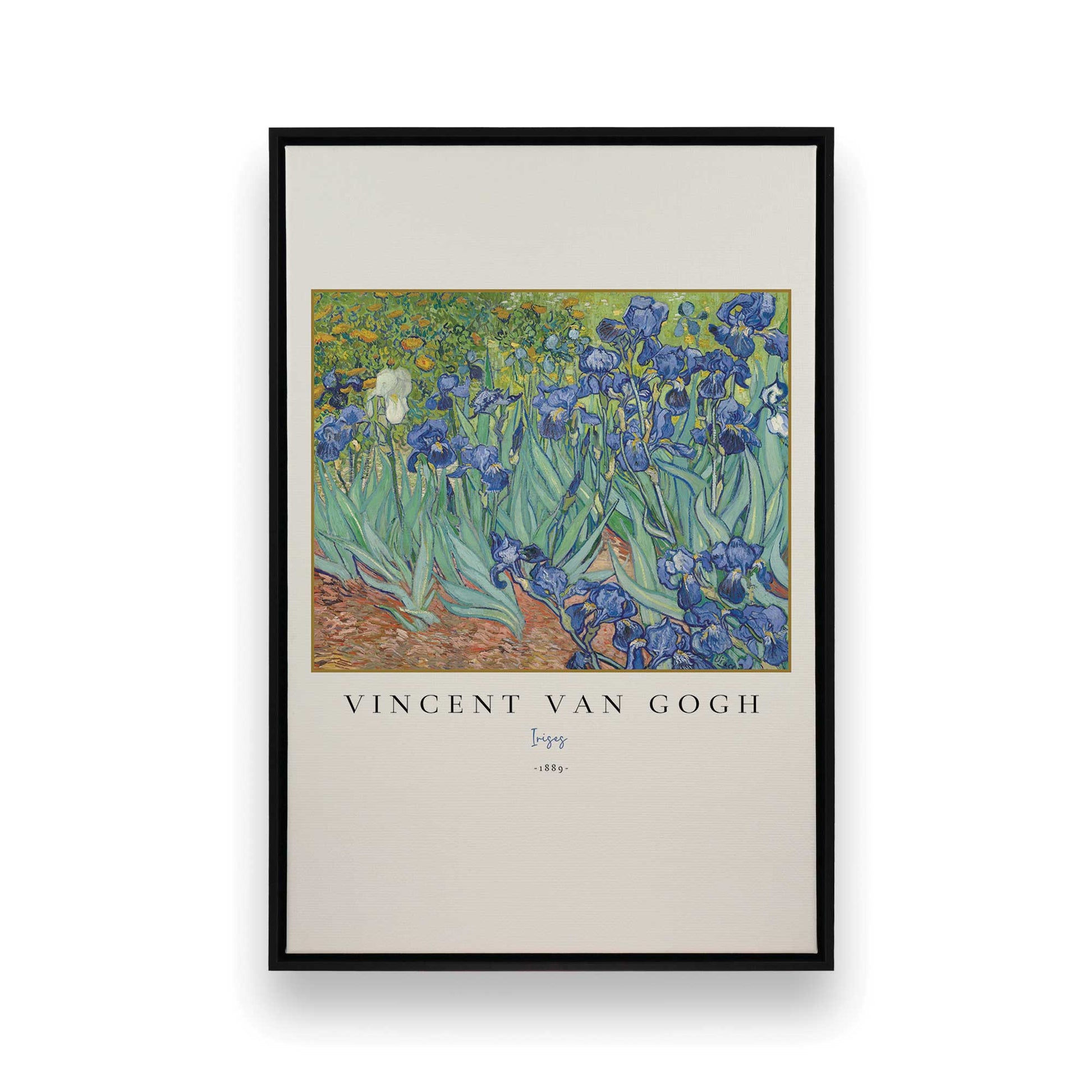 [Color:Satin Black], Picture of art in a Satin Black frame