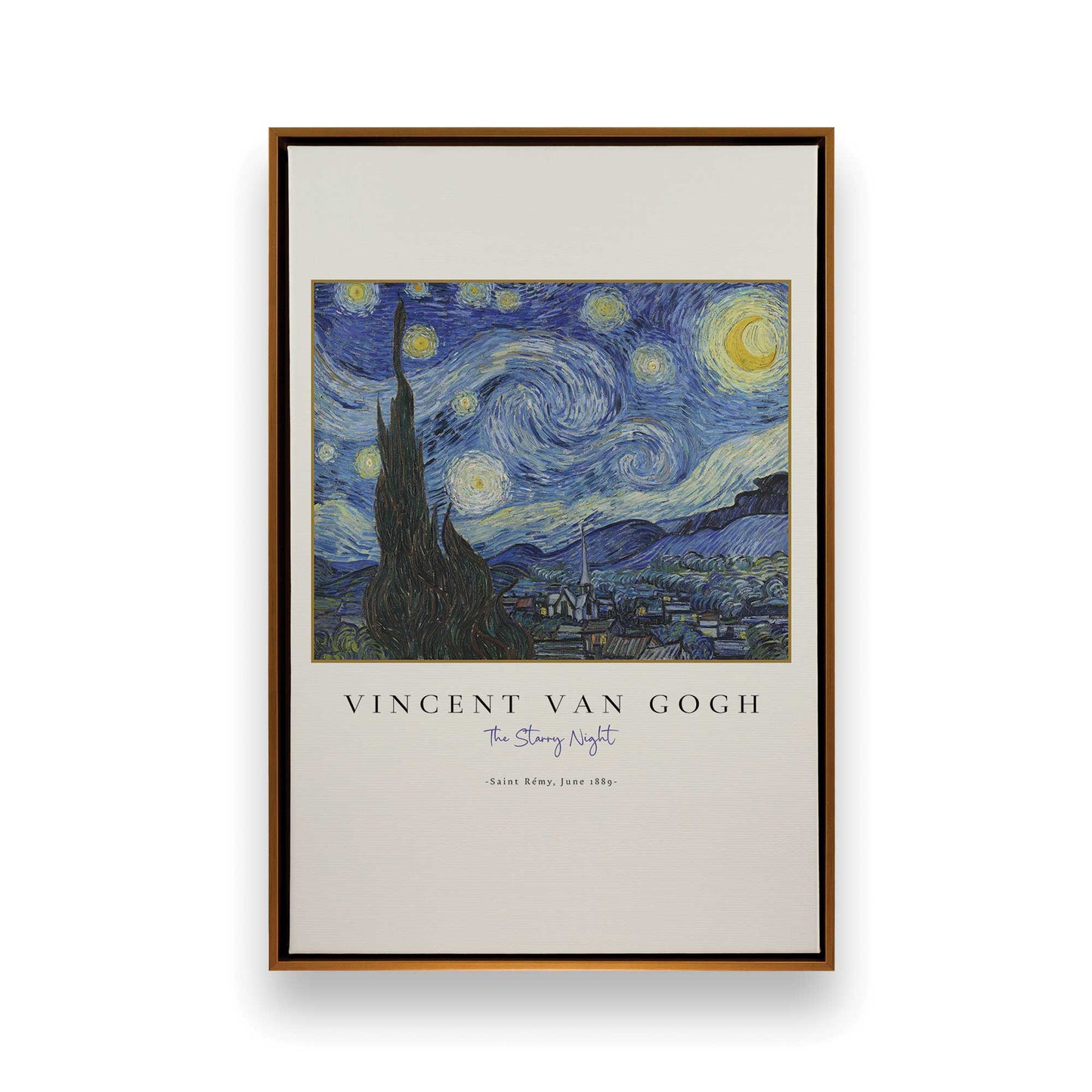 [Color:Polished Gold], Picture of art in a Polished Gold frame