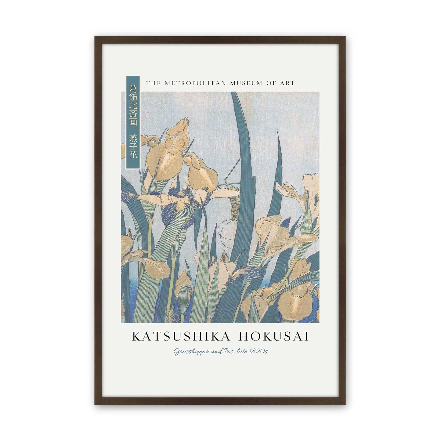[Color:Brown], Picture of art in a Brown frame