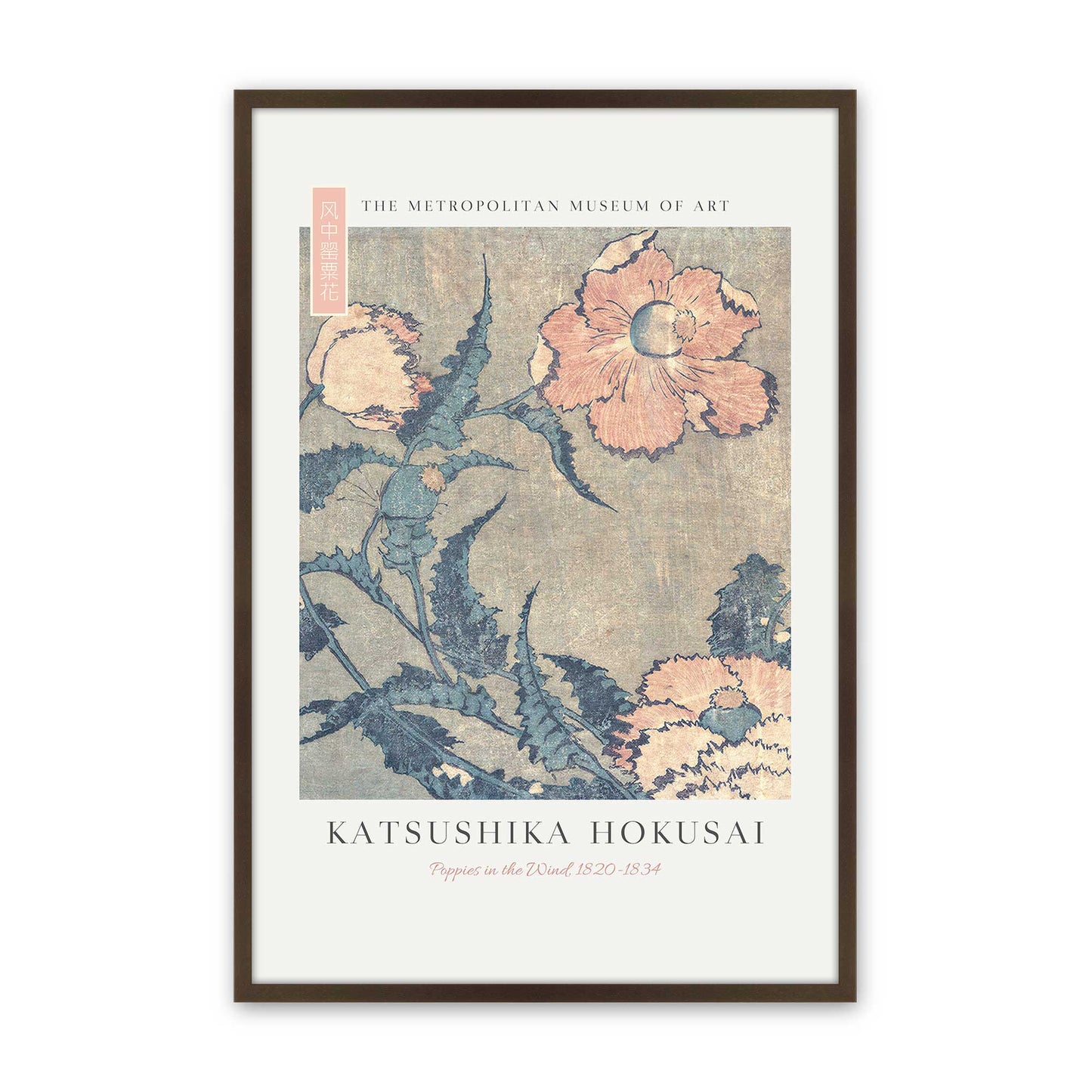 [Color:Belvinder Brown], Picture of art in a Belvinder Brown frame