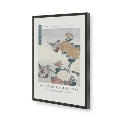 [Color:Satin Black], Picture of art in a Satin Black frame of the corner