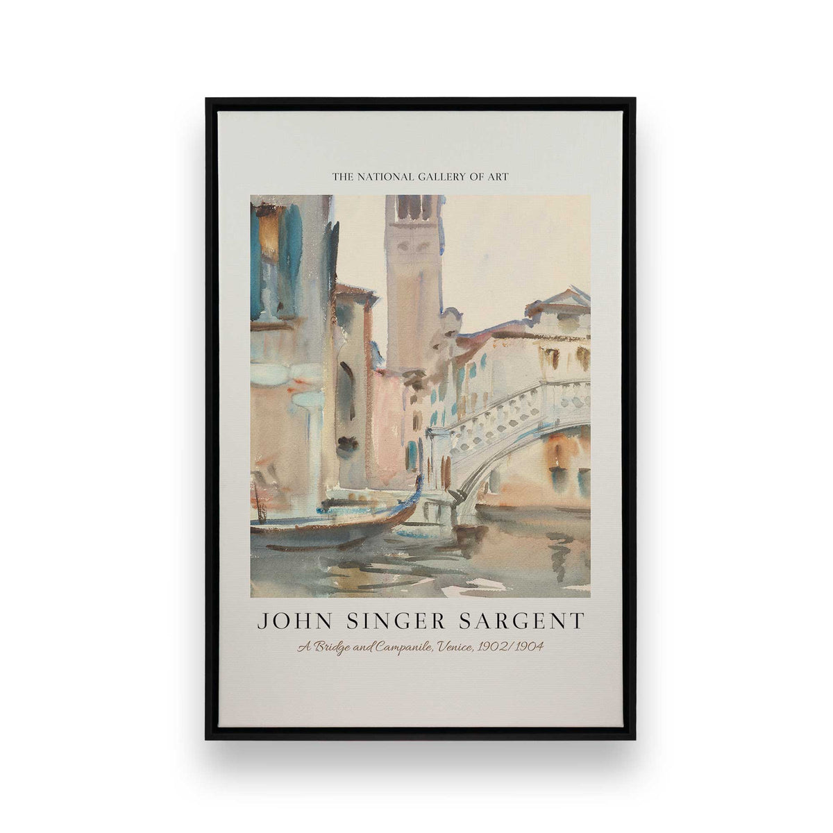 [Color:Satin Black], Picture of art in a Satin Black frame