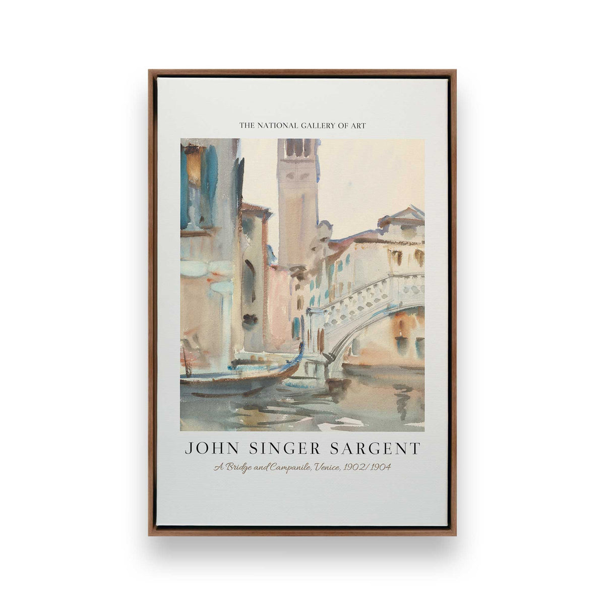[Color:Walnut], Picture of art in a Walnut frame
