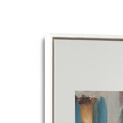 [Color:Opaque White], Picture of art in a White frame at an angle