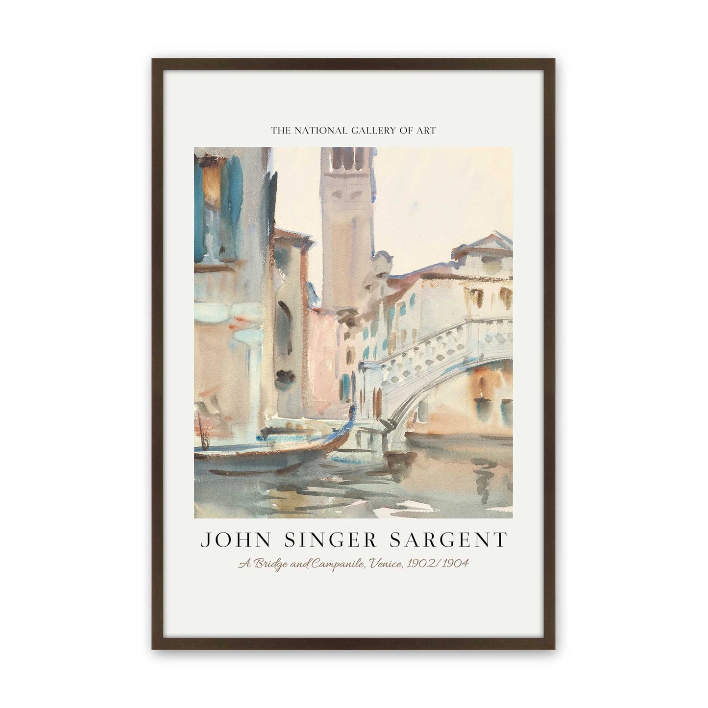 [Color:Brown], Picture of art in a Brown frame