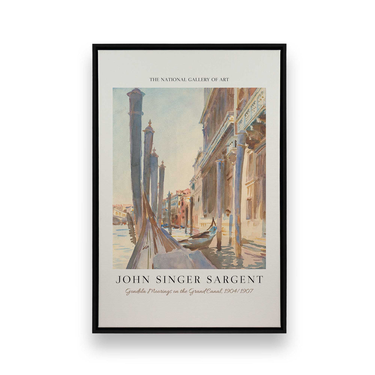 [Color:Satin Black], Picture of art in a Satin Black frame