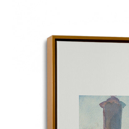 [Color:Polished Gold], Picture of art in a Polished Gold frame at an angle