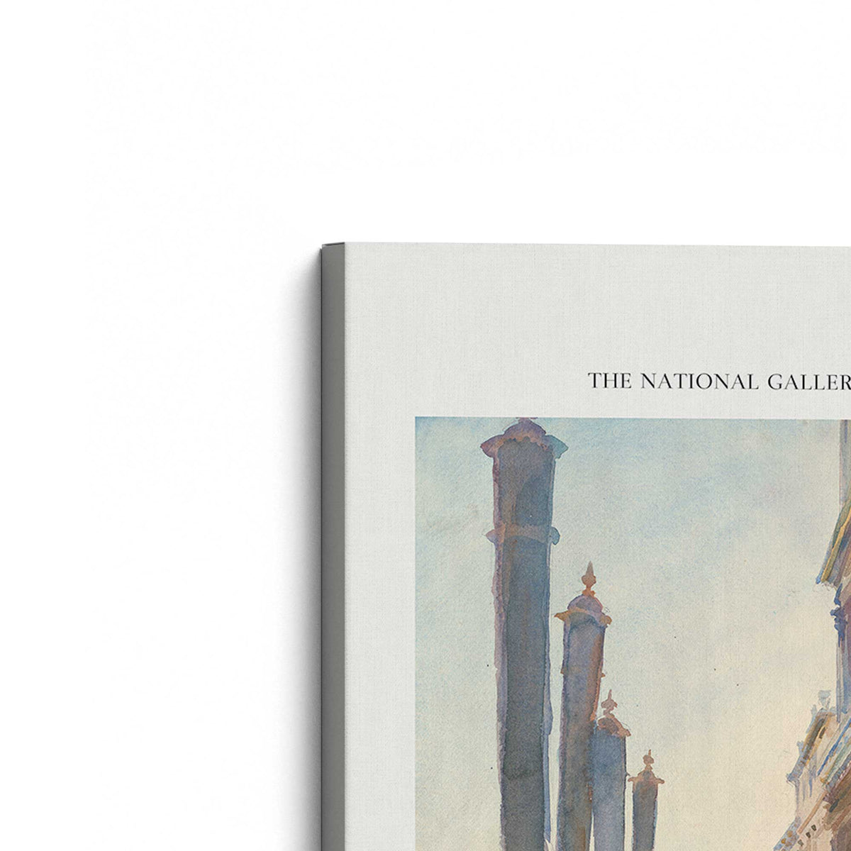 [Color:Stretched Canvas], Picture of the corner of the art