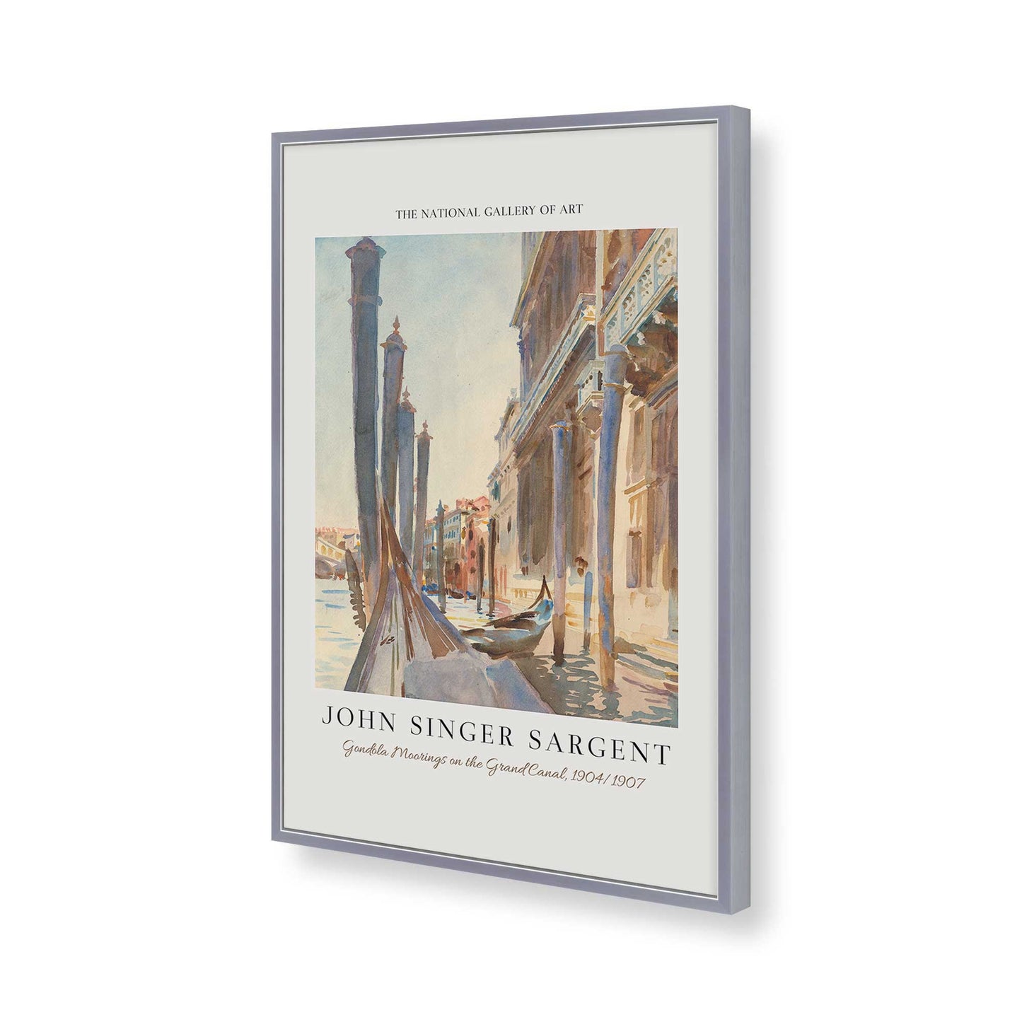 [Color:Polished Chrome], Picture of art in a Polished Chrome frame of the corner