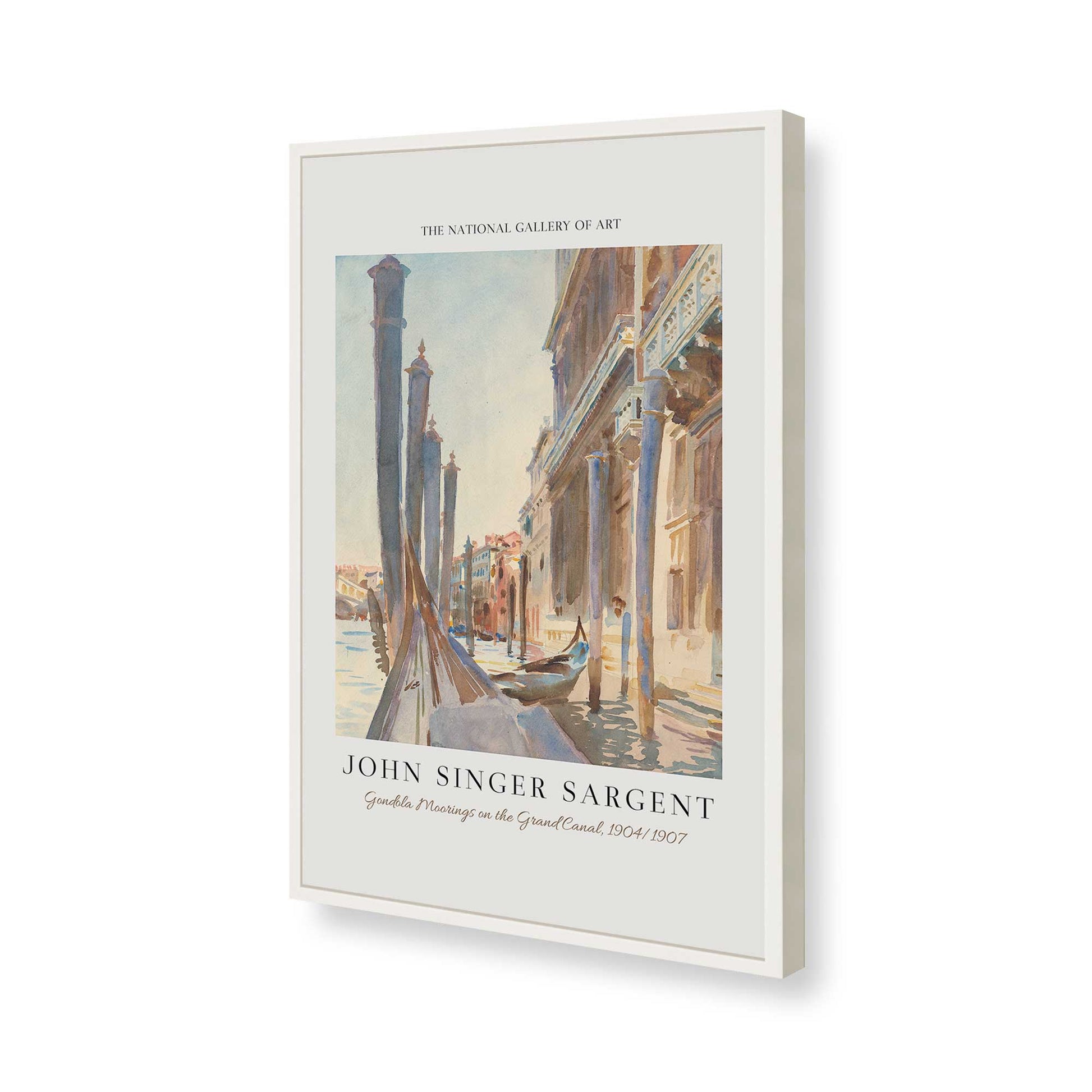 [Color:Opaque White], Picture of art in a Opaque White frame of the corner