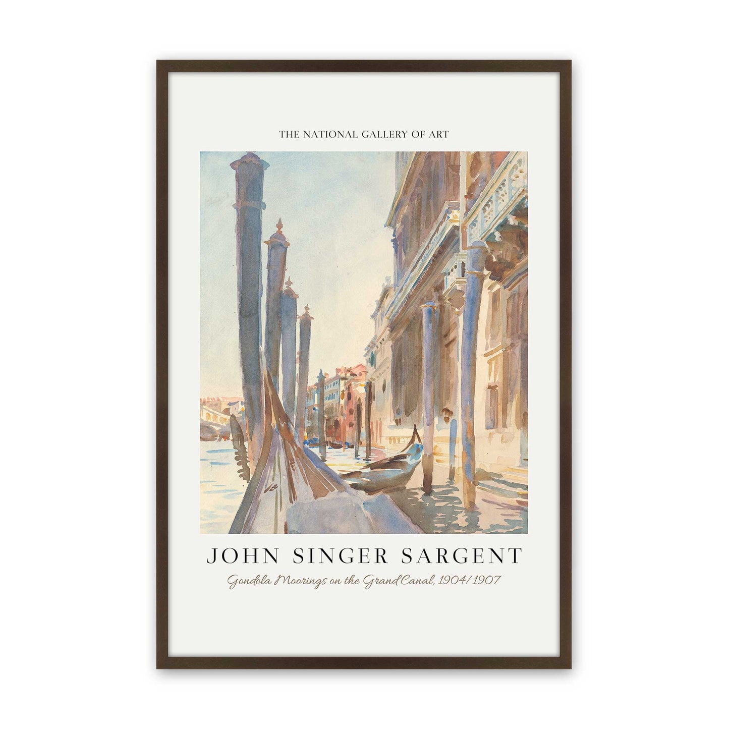 [Color:Brown], Picture of art in a Brown frame