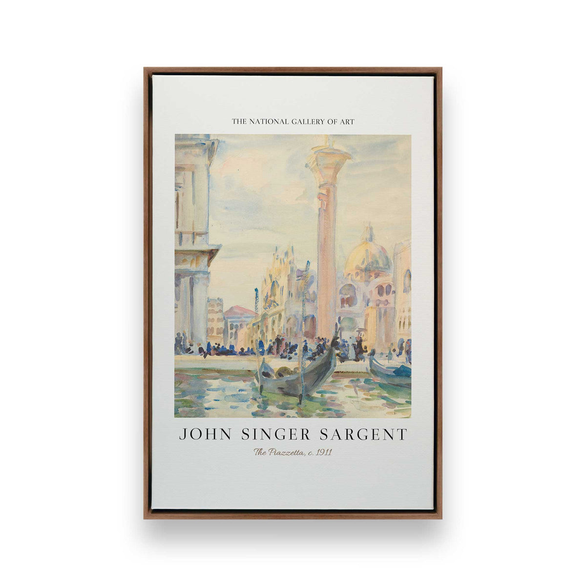 [Color:Walnut], Picture of art in a Walnut frame