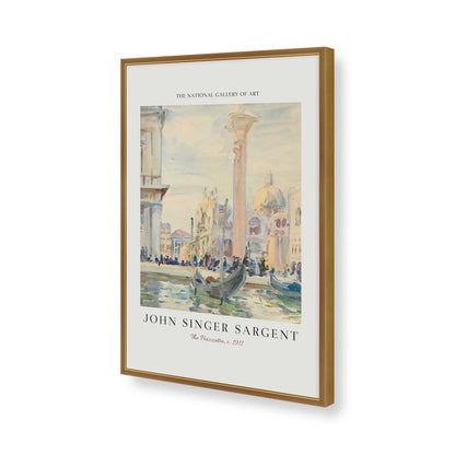 [Color:Polished Gold], Picture of art in a Polished Gold frame of the corner