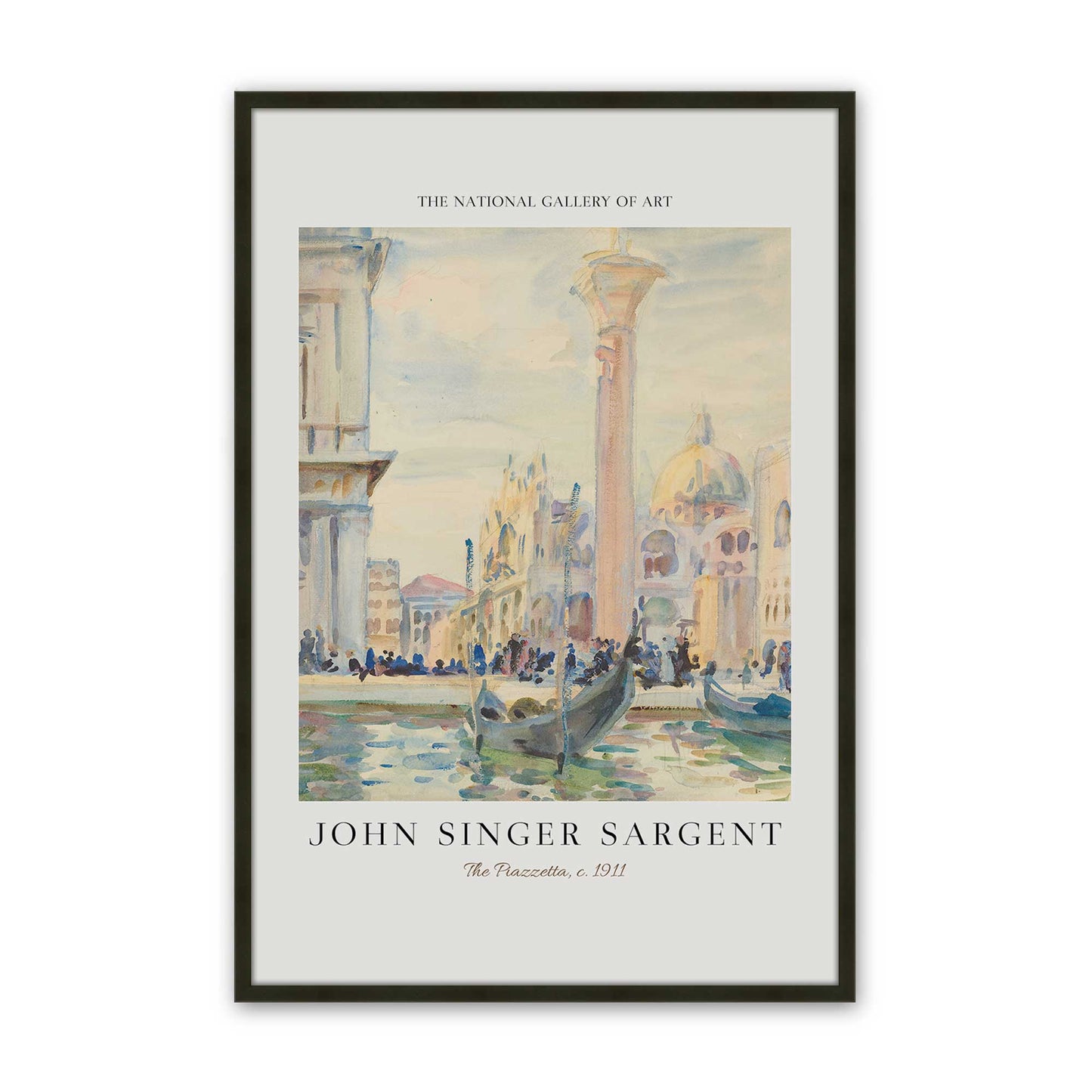 [Color:Satin Black], Picture of art in a Satin Black frame