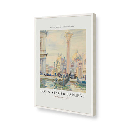 [Color:Opaque White], Picture of art in a Opaque White frame of the corner