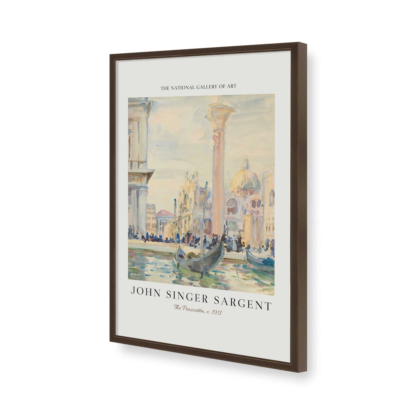 [Color:Belvinder Brown], Picture of art in a Belvinder Brown frame of the corner