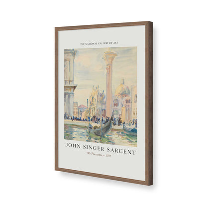 [Color:Walnut], Picture of art in a Walnut frame of the corner