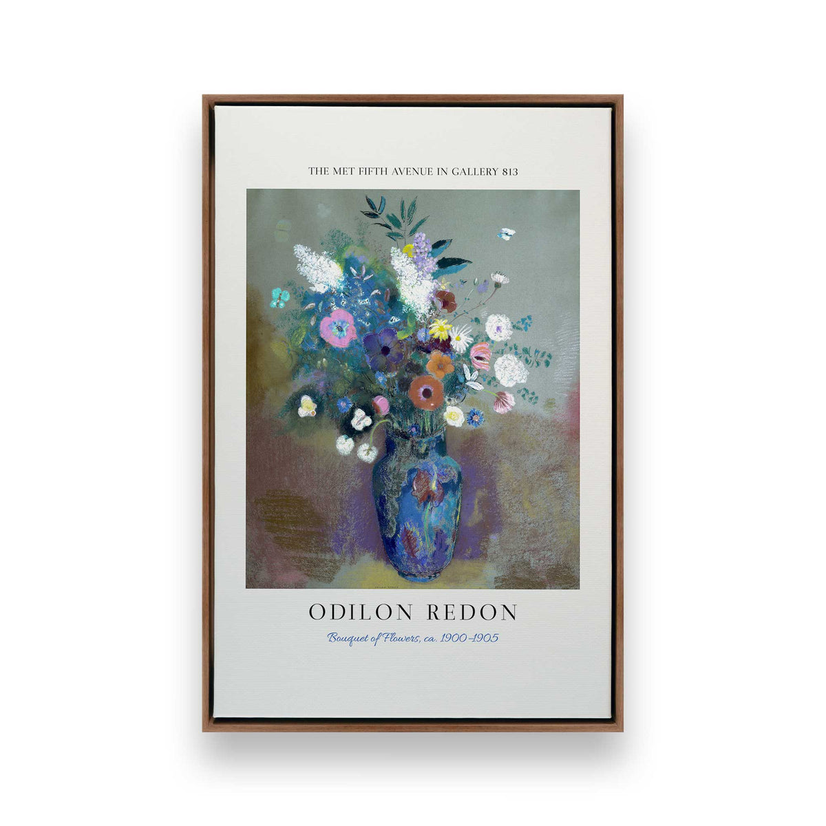 [Color:Walnut], Picture of art in a Walnut frame
