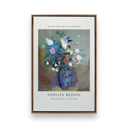 [Color:Walnut], Picture of art in a Walnut frame