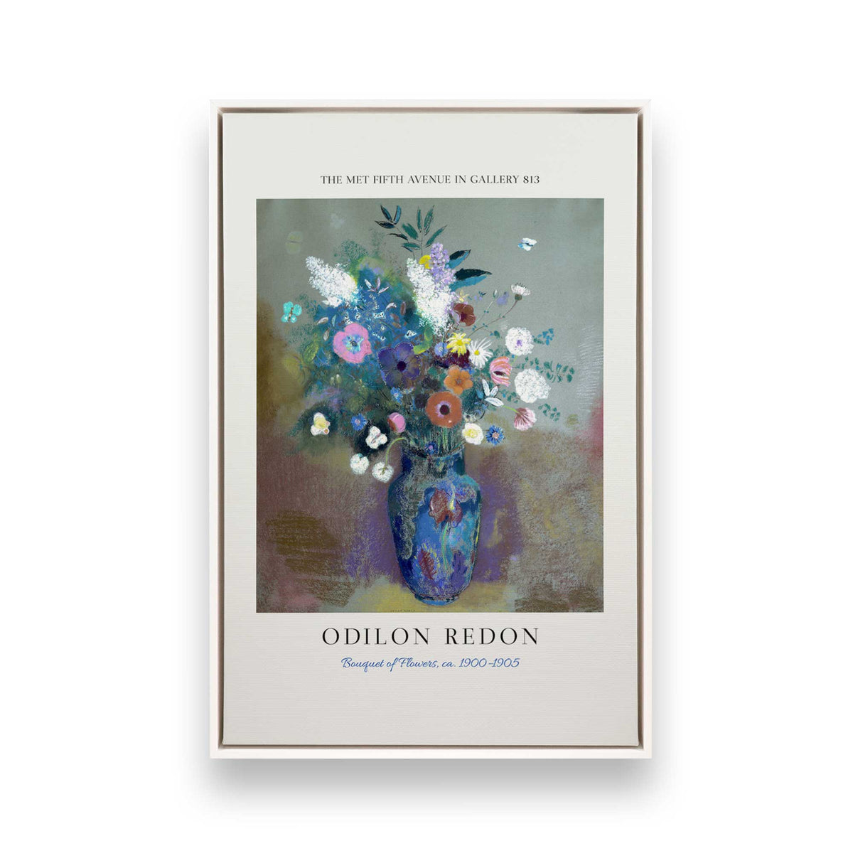 [Color:Opaque White], Picture of art in a White frame