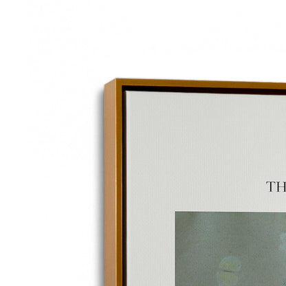 [Color:Polished Gold], Picture of art in a Polished Gold frame at an angle
