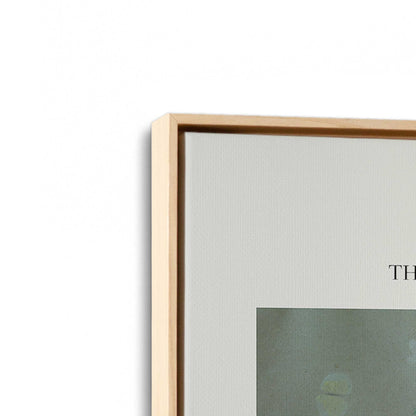 [Color:American Maple], Picture of art in a American Maple frame at an angle