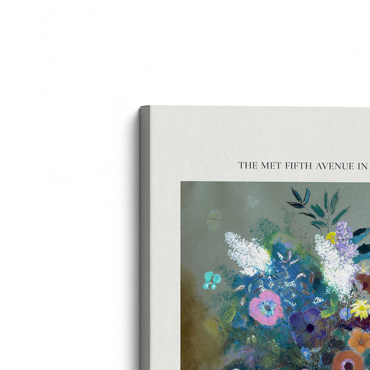 [Color:Stretched Canvas], Picture of the corner of the art