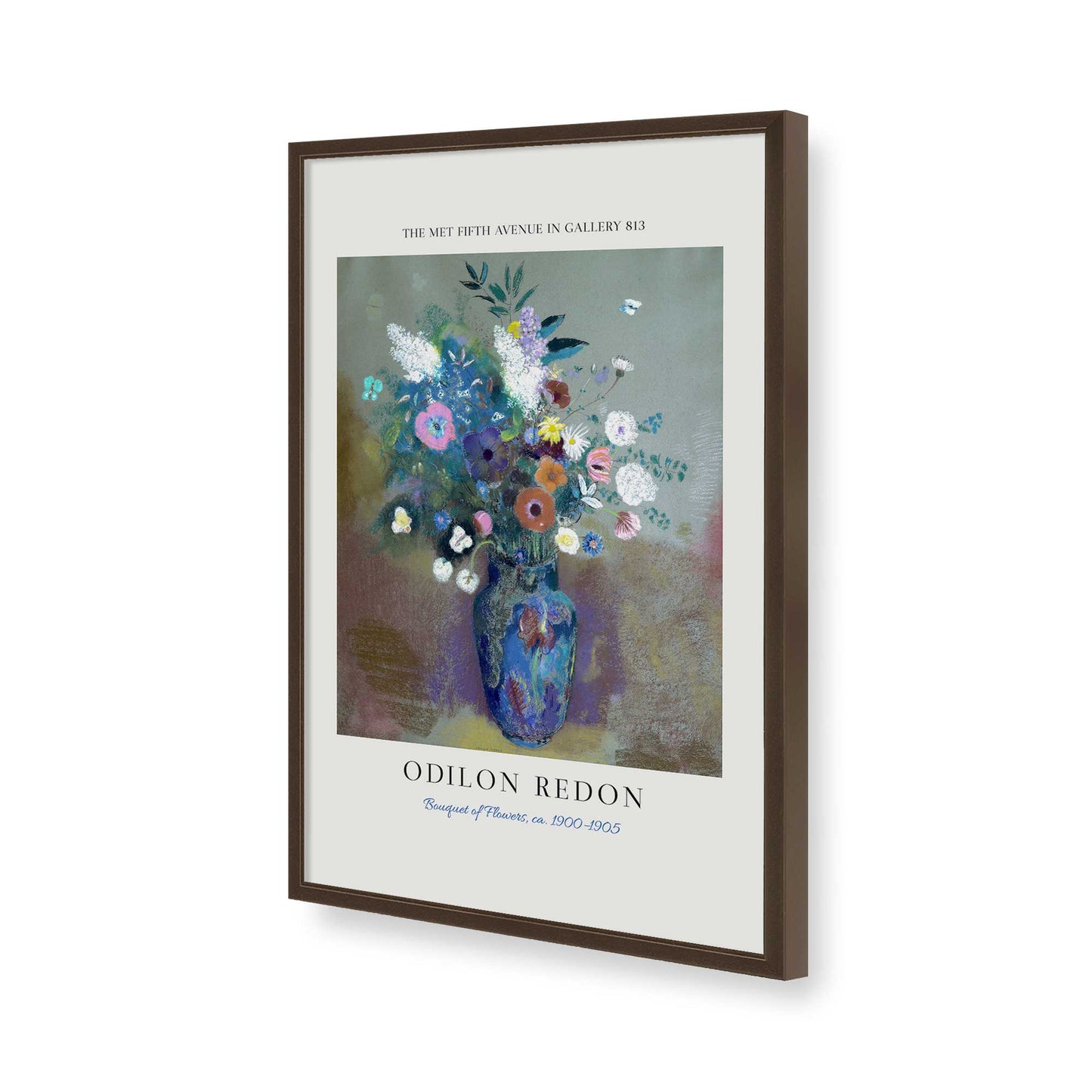 [Color:Belvinder Brown], Picture of art in a Belvinder Brown frame of the corner