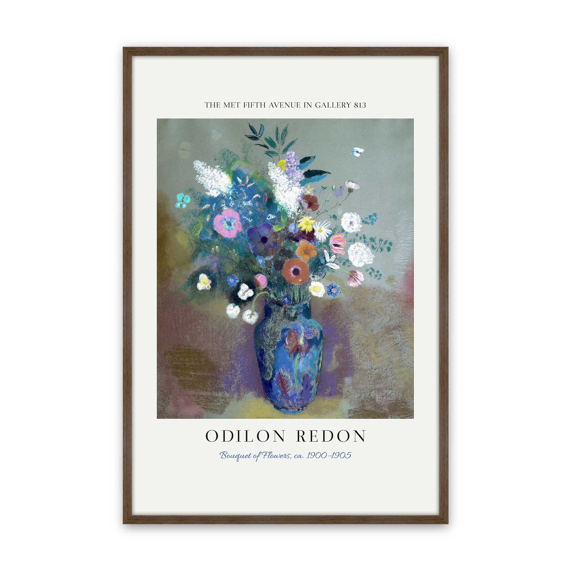 [Color:Walnut], Picture of art in a Walnut frame