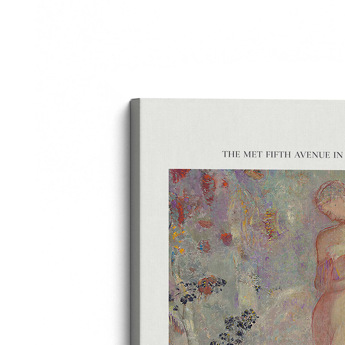[Color:Stretched Canvas], Picture of the corner of the art