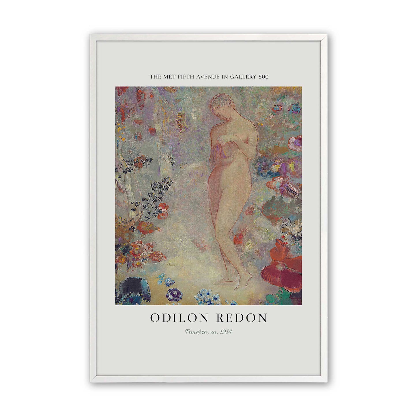 [Color:Opaque White], Picture of art in a Opaque White frame