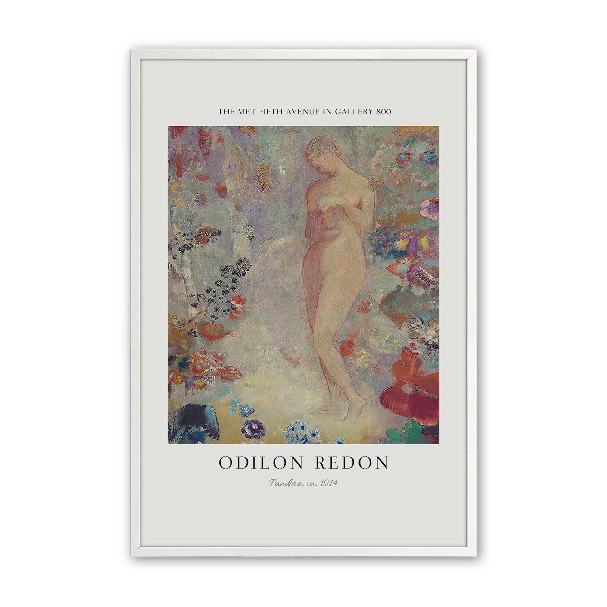 [Color:Opaque White], Picture of art in a Opaque White frame
