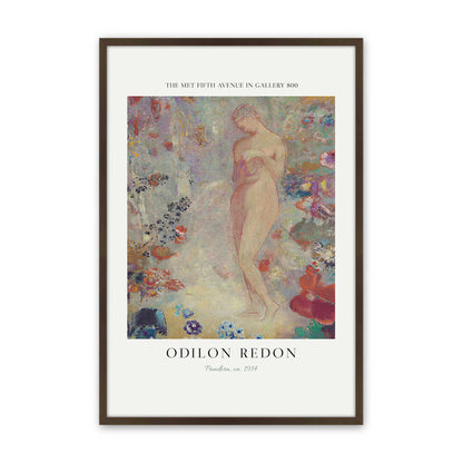 [Color:Brown], Picture of art in a Brown frame