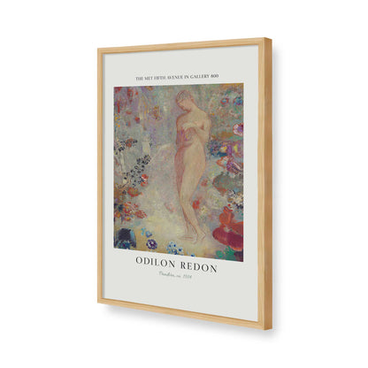 [Color:American Maple], Picture of art in a American Maple frame of the corner