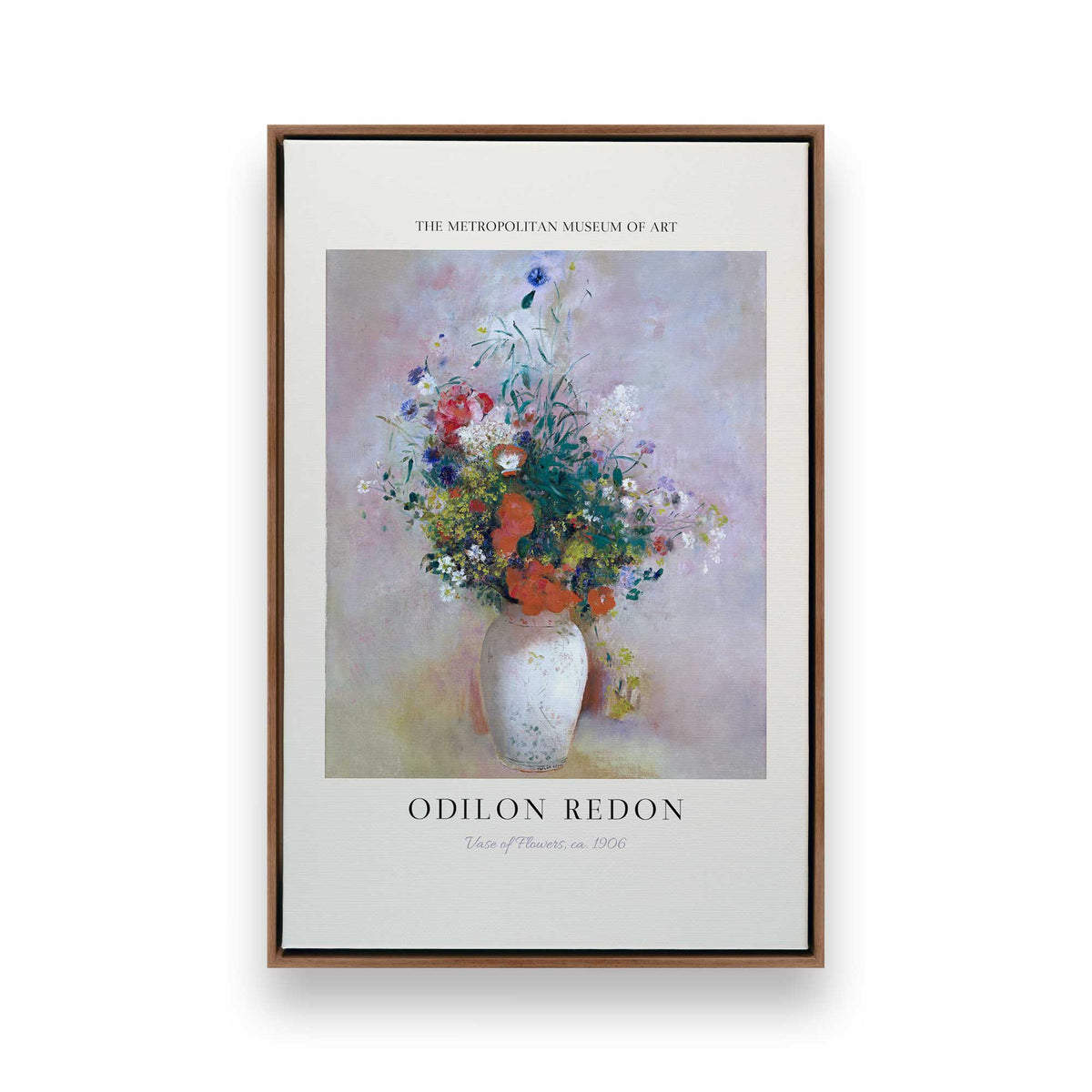 [Color:Walnut], Picture of art in a Walnut frame
