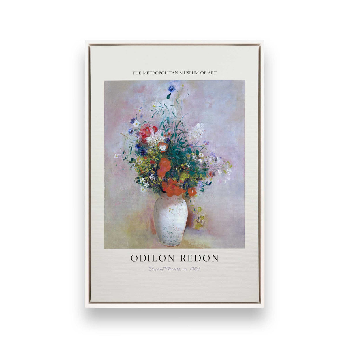 [Color:Opaque White], Picture of art in a White frame