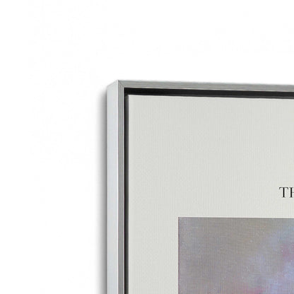 [Color:Polished Chrome], Picture of art in a Polished Chrome frame at an angle