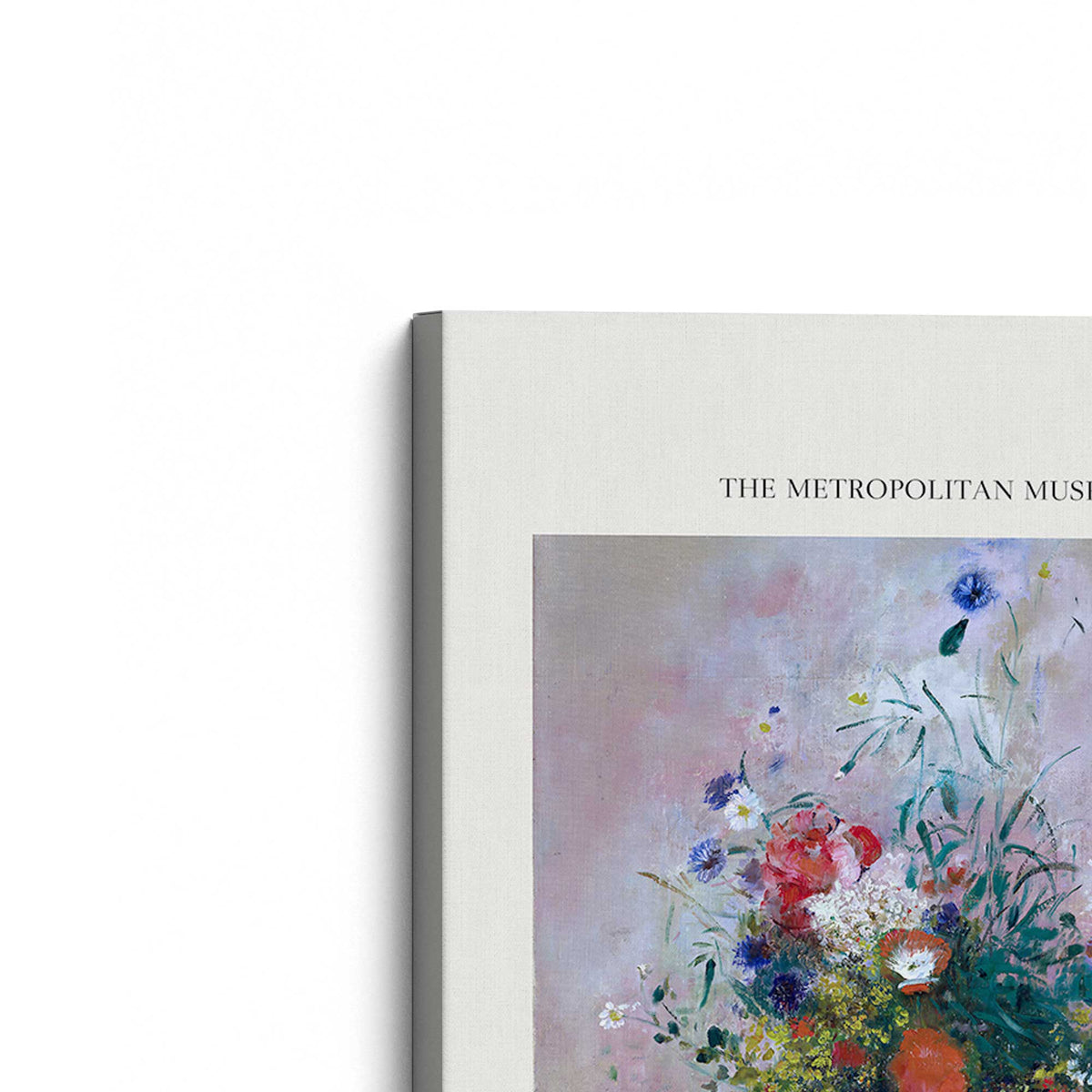 [Color:Stretched Canvas], Picture of the corner of the art