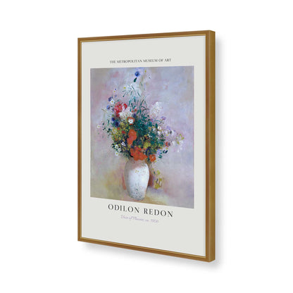 [Color:Polished Gold], Picture of art in a Polished Gold frame of the corner